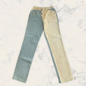 Rough rider | VINTAGE yellow and green rough rider jeans